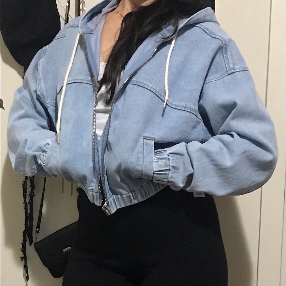 Denim Bomber Jacket